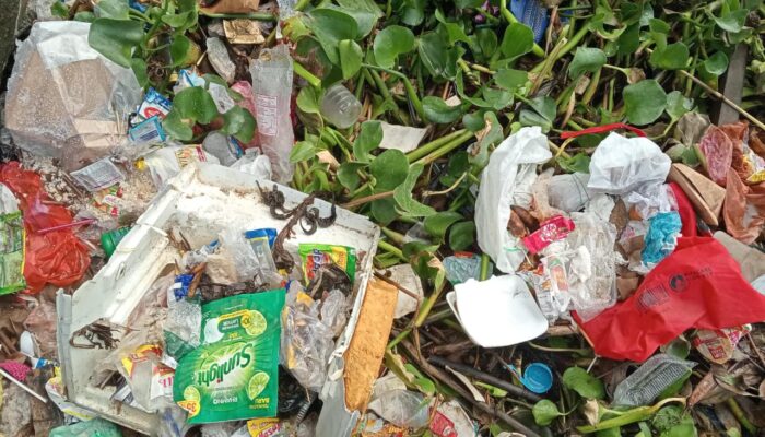 Sungai Dipenuhi Sampah, Aktivitas Warga Terganggu