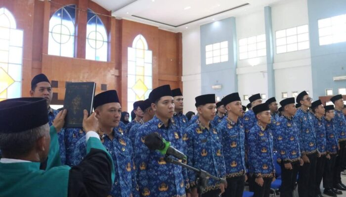 Resmi Jadi Abdi Negara, 165 PNS Pagar Alam Jalani Pelantikan
