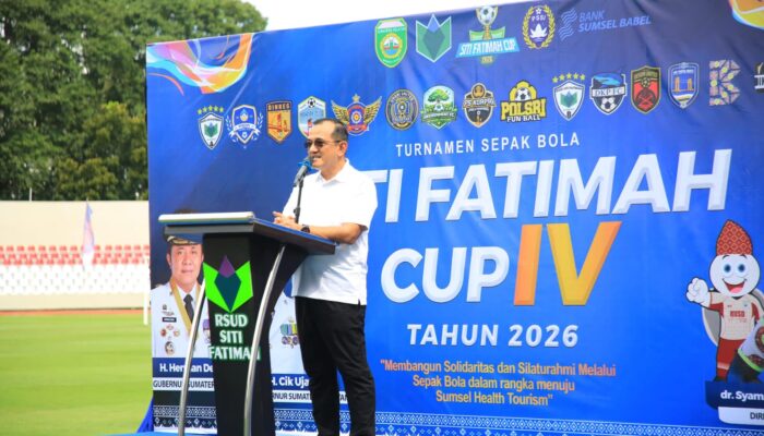 Sekda Sumsel Buka Turnamen Sepak Bola Antarinstansi di Palembang