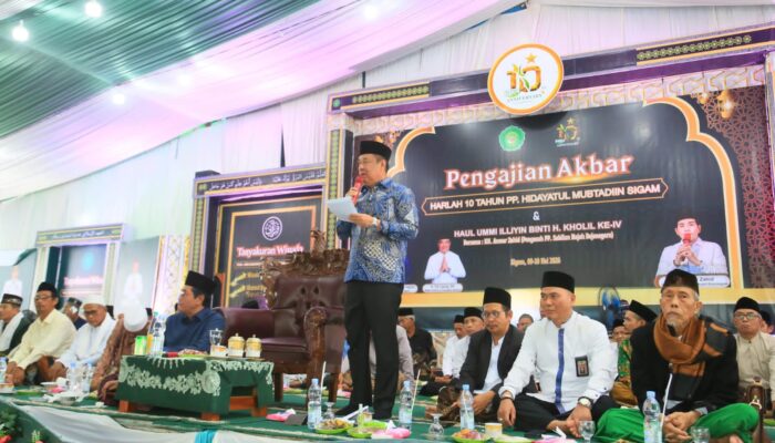 Pengajian Akbar Ponpes Sigam Dipadati Jamaah, Cik Ujang Serukan Sumsel Tetap Damai