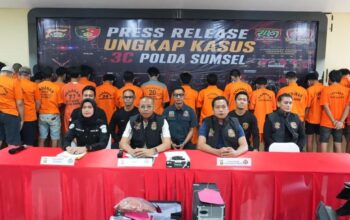 Polda Sumsel Ungkap 123 Kasus 3C, 60 Persen Pelaku Residivis