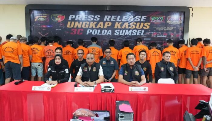 Polda Sumsel Ungkap 123 Kasus 3C, 60 Persen Pelaku Residivis