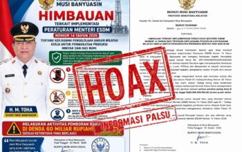 Beredar di Medsos, Surat Mengatasnamakan Bupati Muba Dipastikan Palsu