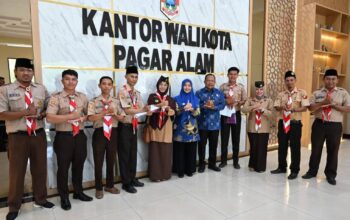 Plt Wali Kota Targetkan Kontingen Pramuka Pagar Alam Jadi yang Terbaik di Jambore Daerah Sumsel