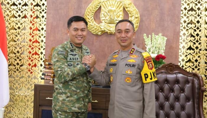 Jaga Sumsel Tetap Kondusif, Danlanud SMH dan Kapolda Perkuat Komunikasi Strategis