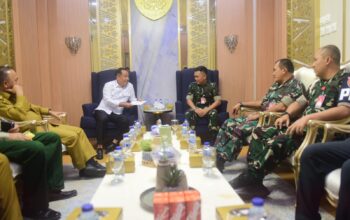 Terima Danlanud SMH Baru, Wagub Cik Ujang Dorong Sinergi Makin Solid