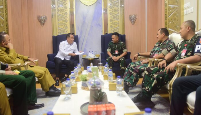 Terima Danlanud SMH Baru, Wagub Cik Ujang Dorong Sinergi Makin Solid