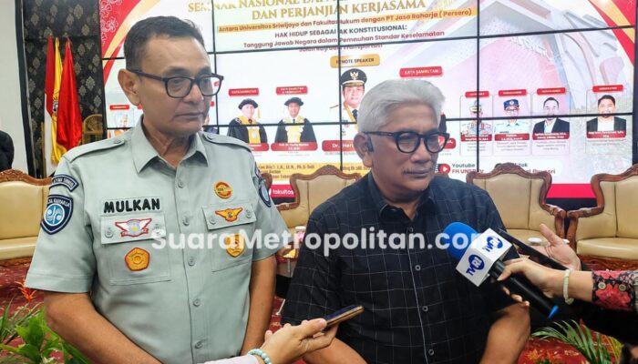 Unsri dan Jasa Raharja Teken MoU, Perkuat Edukasi dan Riset Keselamatan Jalan Raya