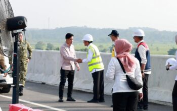 Wapres Gibran Tinjau Progres Akhir Jembatan Musi V, Tol Palembang–Betung Ditarget Beroperasi Akhir Tahun