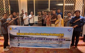 Resmi Terima Sertifikat Perizinan Pemanfaatan Air Laut Selain Energi, UBP Teluk Sirih Perkuat Keandalan Pembangkit
