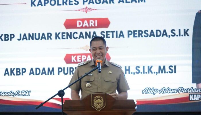 Tongkat Komando Polres Pagar Alam Beralih, Wali Kota Harap Sinergi Terus Terjaga
