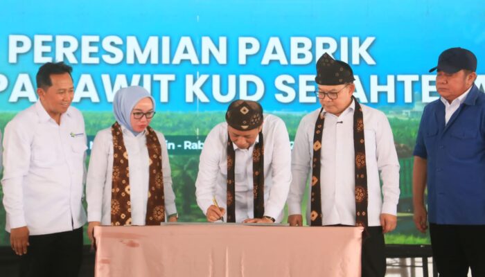 Peresmian Pabrik CPO KUD Sejahtera Tandai Era Baru Koperasi di Sumsel