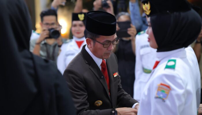 Dikukuhkan Jelang Upacara HUT RI ke-81, Paskibraka Palembang 2026 Siap Emban Tugas Negara