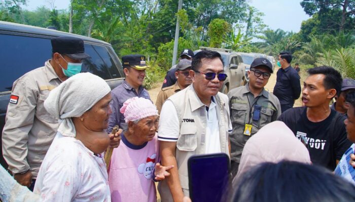 Bukan Soal Karhutlah, Ini Penyebab Warga Tiba-tiba Hentikan Perjalanan Bupati Muba